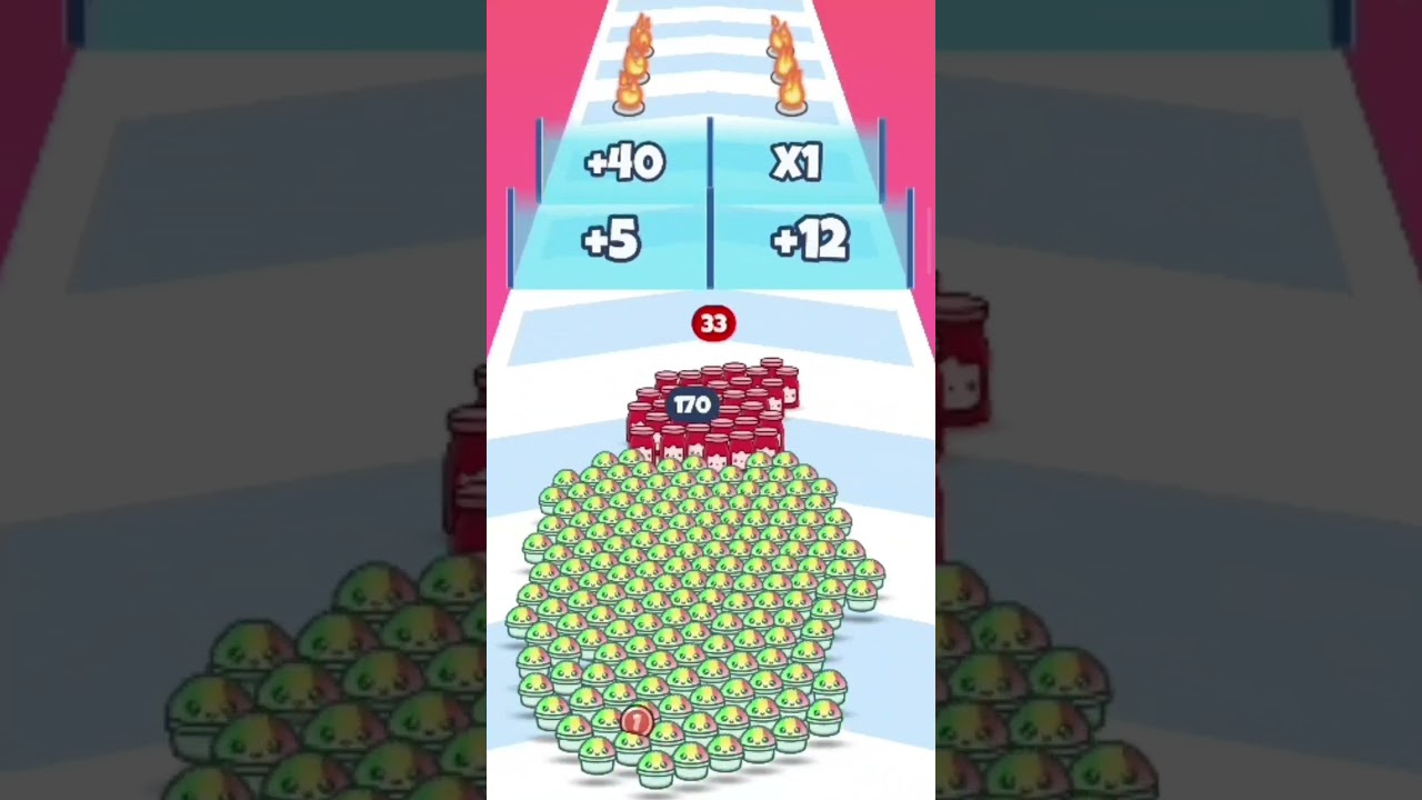 IMPOSSIBLE  FOOD RUN BEST COOL GAME EVER PLAYED #shorts