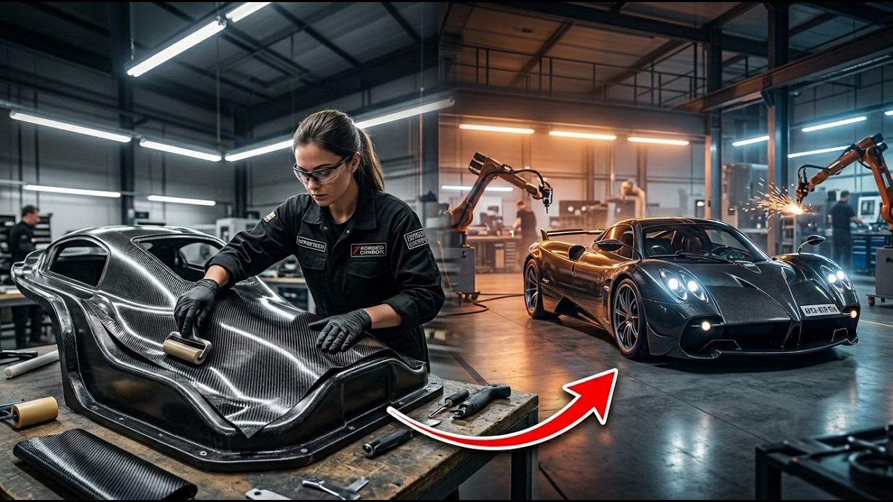 Inside the Supercar Factory – How $5 Million Hypercars Are Handcrafted from Carbon Fiber
