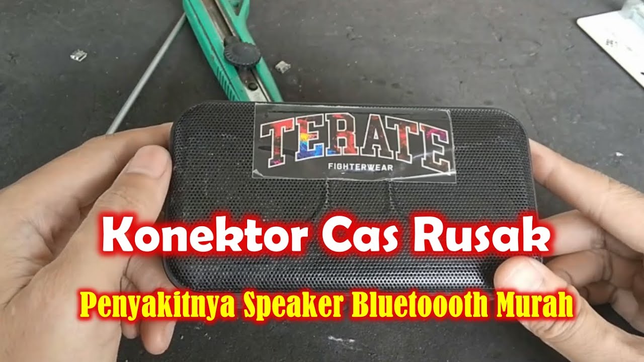 Ganti Konektor - Port Cas Speaker Bluetooth