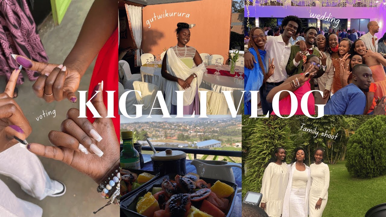 KIGALI VLOG 2⎮Family photo shoot, Wedding, and Meeting friends 🥰