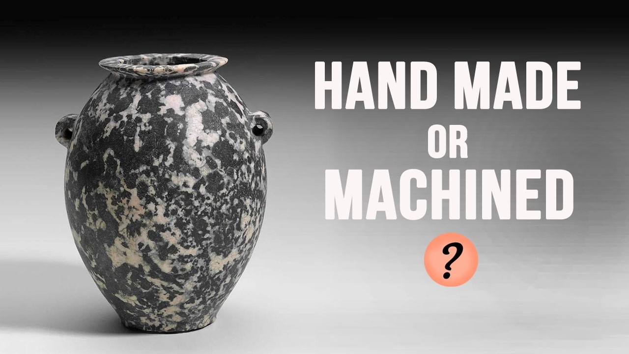 Ancient Egyptian Stone Vases Made by Primitive Machines