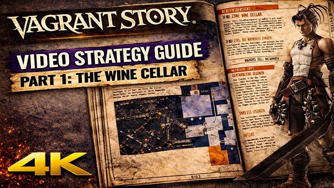 ⭐ VAGRANT STORY - Video Strategy Guide | Part 1 - The Wine Cellar | #vagrantstory #walkthrough #rpg