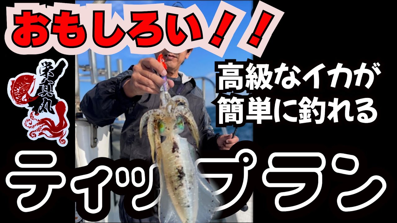 ティップラン入門  船長直伝【誘い方・取り込み方】栄真丸