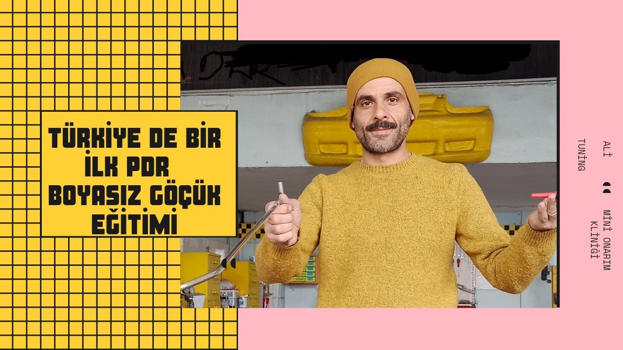 BOYASIZ GÖÇÜK DÜZELTME EĞİTİM1. BÖLÜM.  PDR DENT EĞİTİM 1. BÖLÜM
