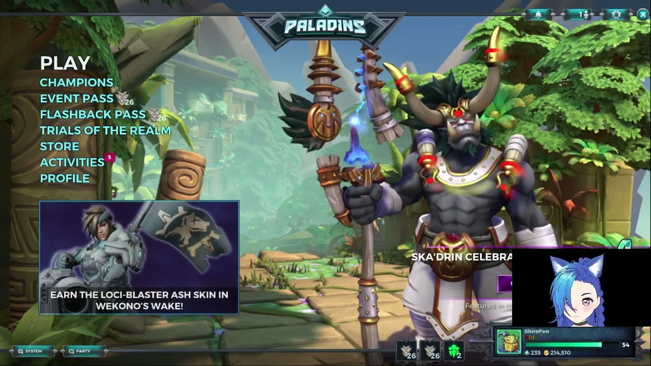 Shiro Plays Paladins with Friends???
