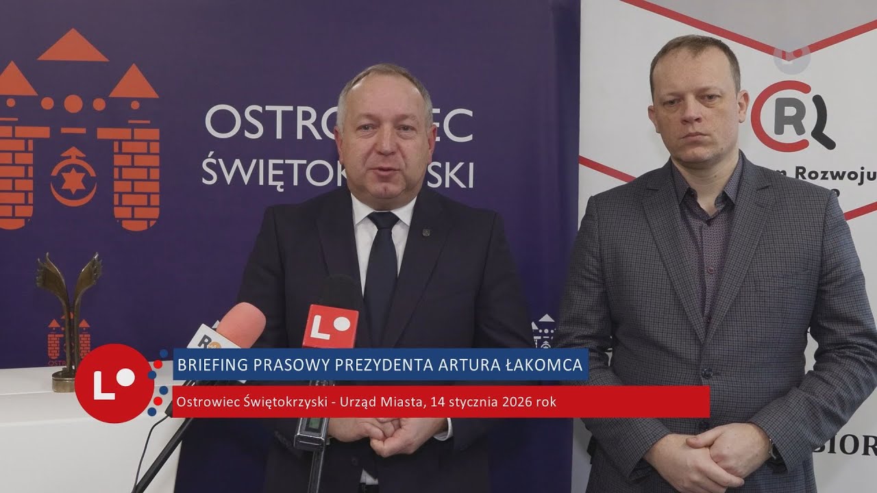 Konferencja prasowa prezydenta Artura Łakomca | 14 .01.2026 | LOKALNA.TV