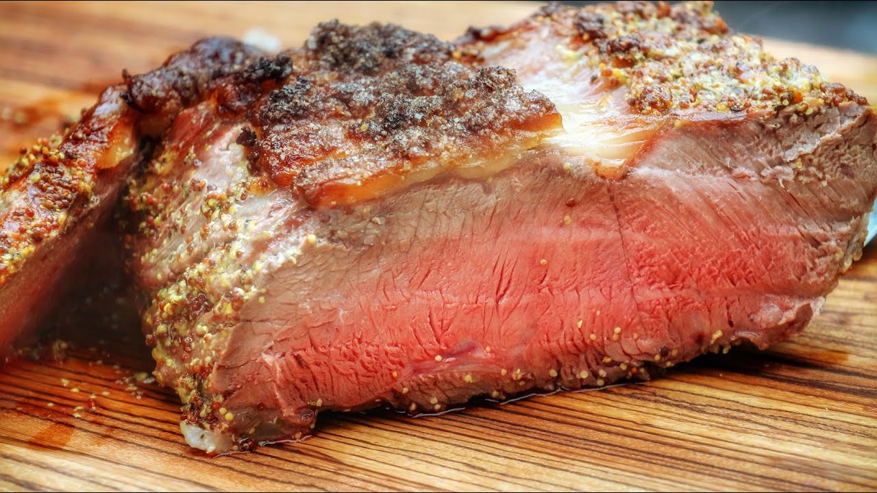 edles Wermut Roastbeef vom Gasgrill