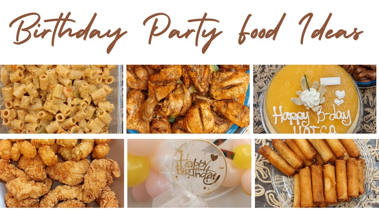 Birthday Party Food Ideas | Saadeddin Pastry, Best Cake shop in Jeddah