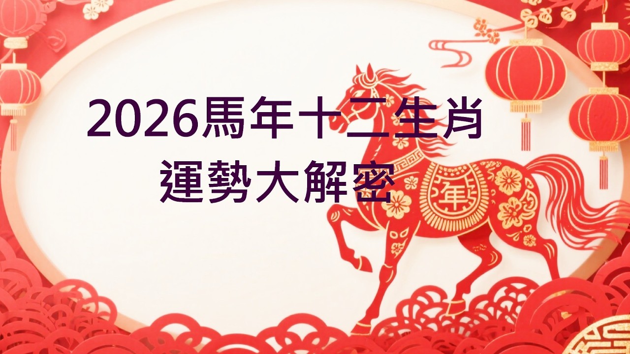2026丙午馬年十二生肖(中集)狗豬鼠牛