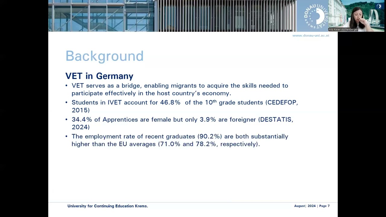 Feliz Keser Aschenberger presentation: Pathways to Integration