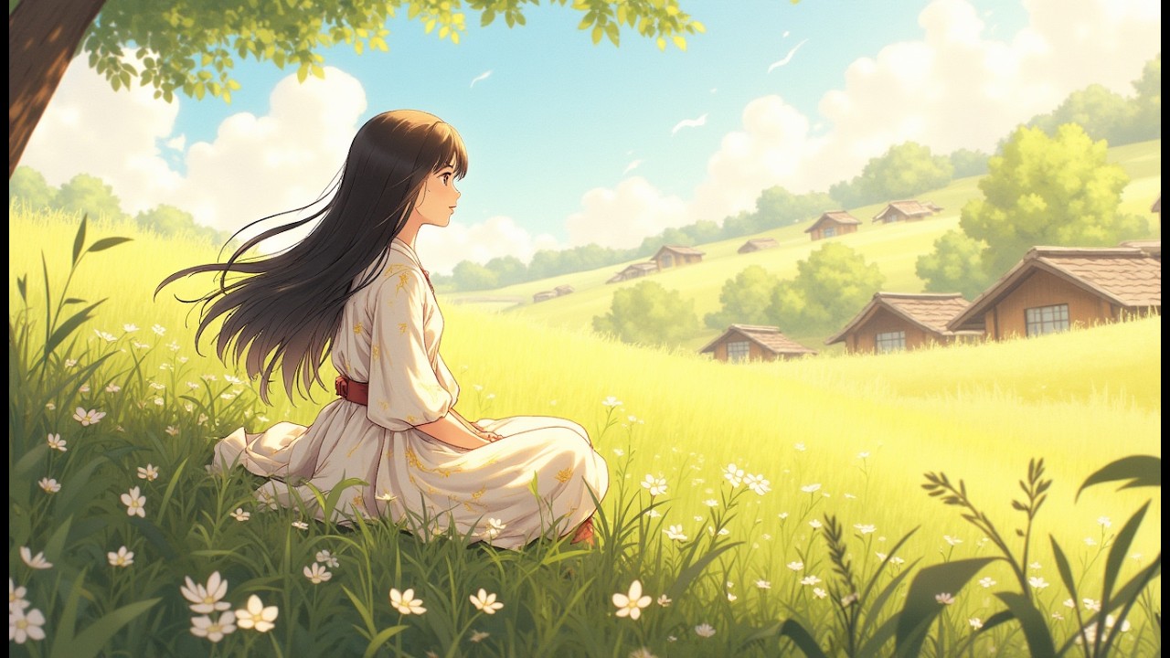 Ghibli Inspired Cozy Day in a Japanese Farm Village 🌿 | Peaceful Countryside Life | Relaxing Ghibli