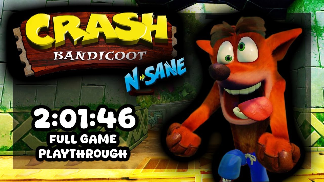 Crash Bandicoot (N.Sane Trilogy) ! - FULL GAME PLAYTHROUGH (No Commentary)