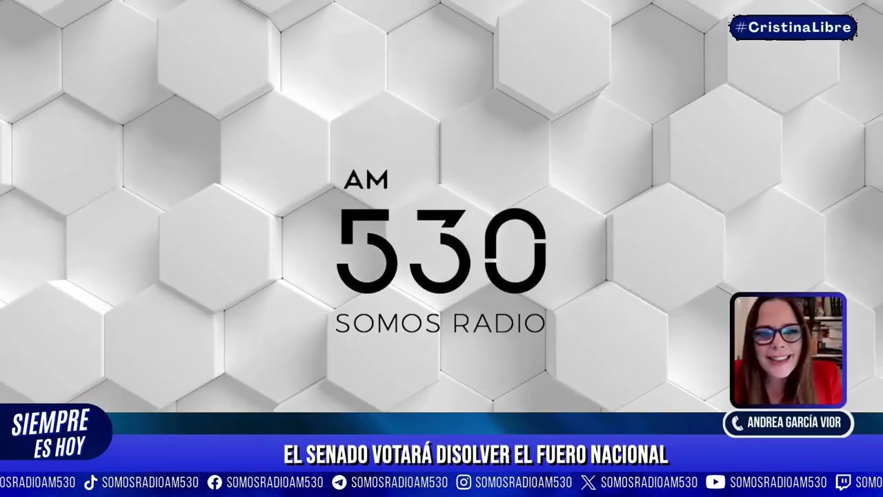 ANDREA GARCÍA VIOR | EL SENADO VOTARÁ DISOLVER EL FUERO NACIONAL| SEH