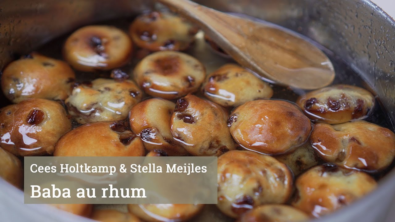 Baba au rhum (baba's met rum) van Cees en Stella