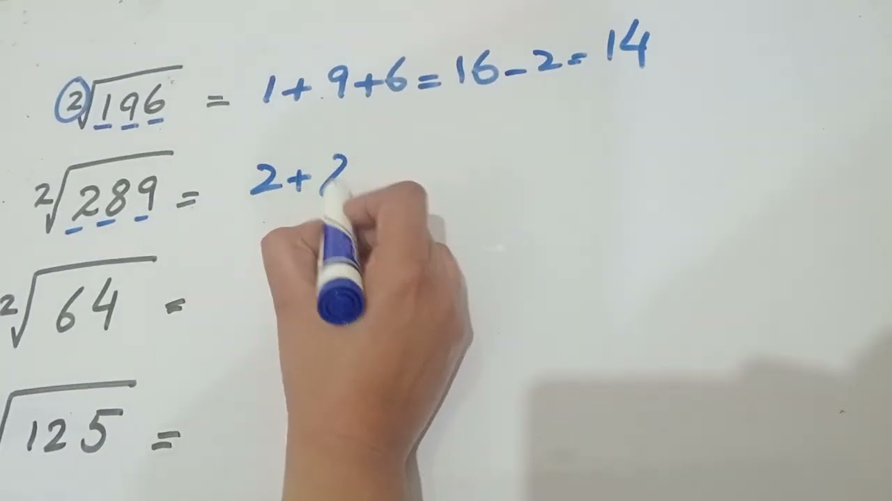 Square root trick