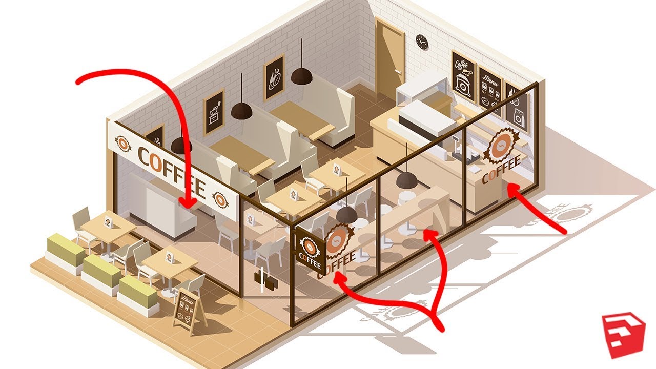 Making a Storefront System in Sketchup