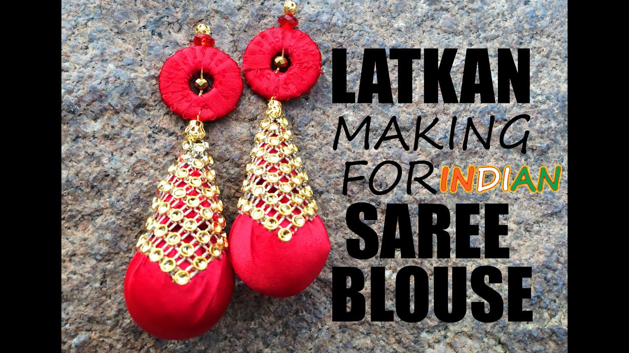 latkans / tassel for saree blouse D-I-Y tutorial