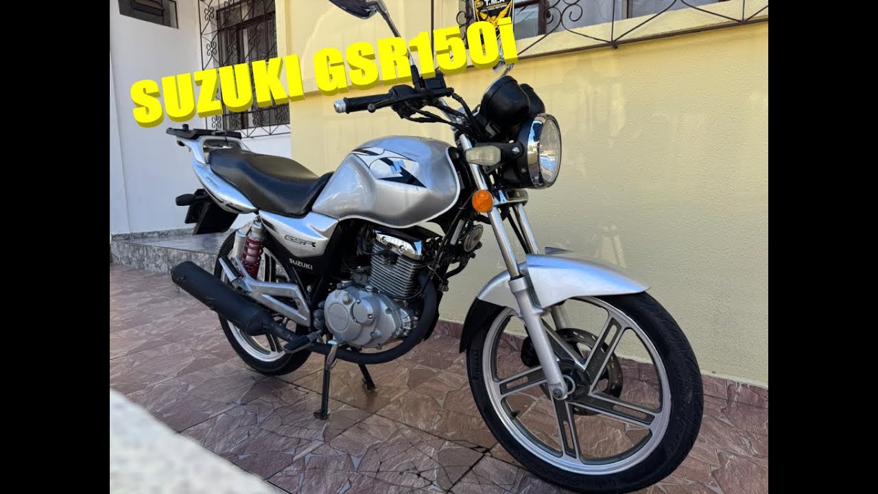ESSA É A MINHA MOTO NOVA - SUZUKI GSR 150i