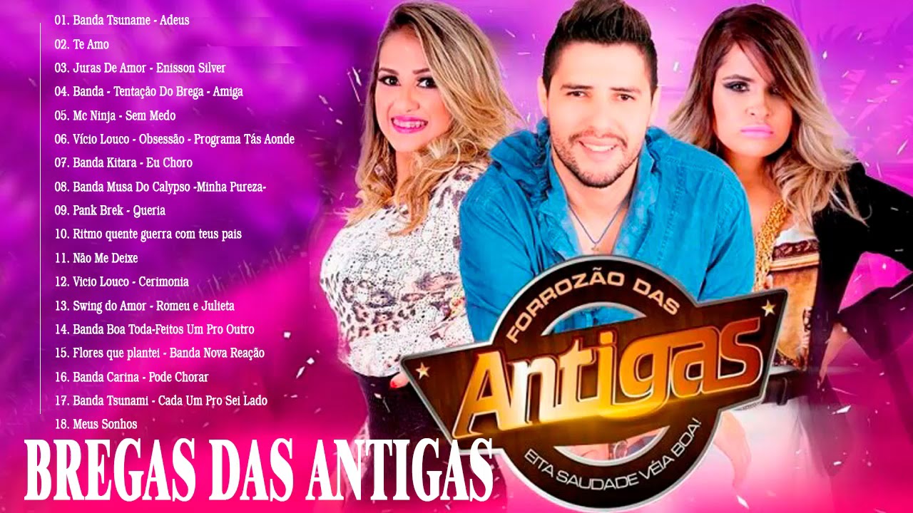 CD Brega Das Antigas - As melhores Do Brega - Sele&ccedil;&atilde;o De M&uacute;sicas Bregas