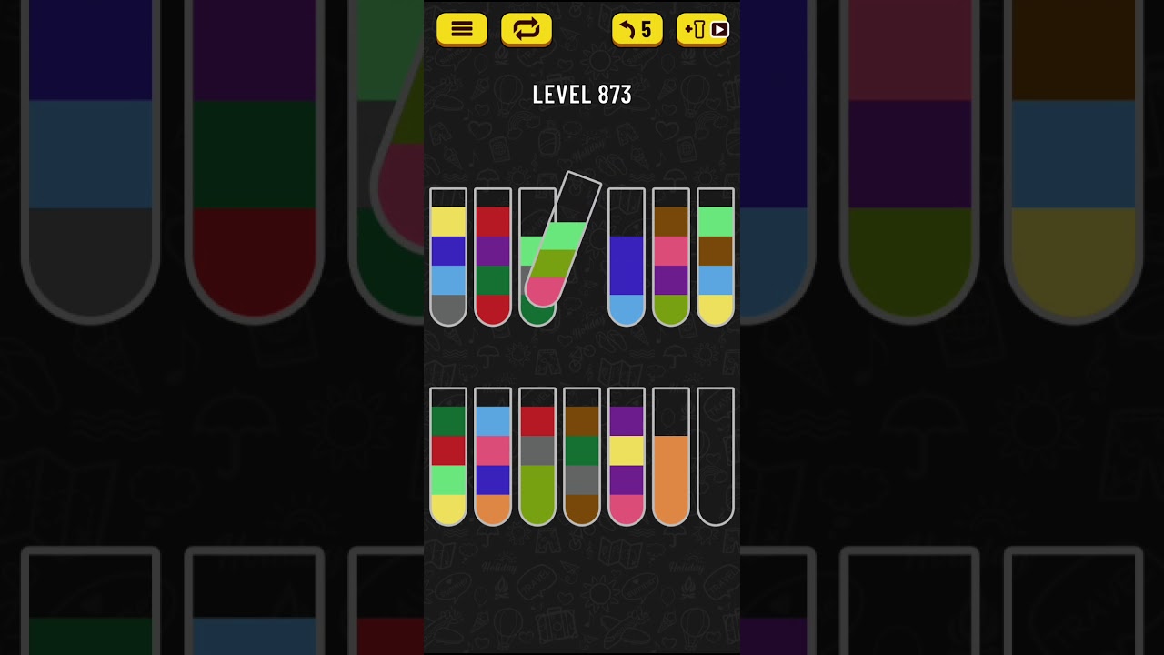 Water Sort Puzzle - level 873