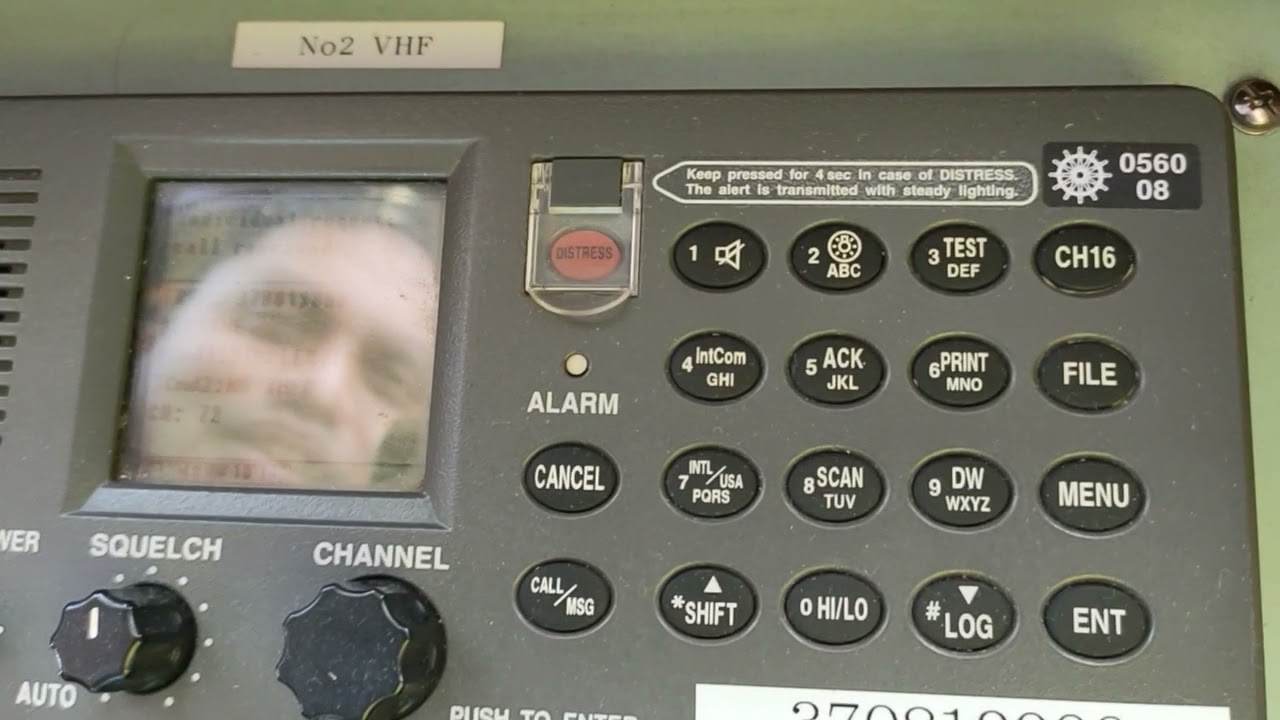 furuno vhf weekly test