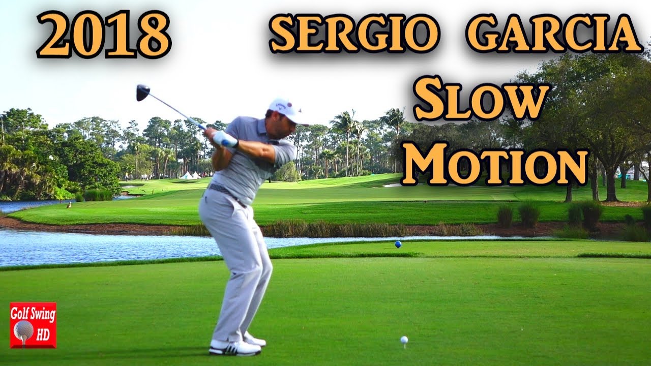 SERGIO GARCIA SLOW MOTION 120fps DTL DRIVER GOLF SWING 1080 HD