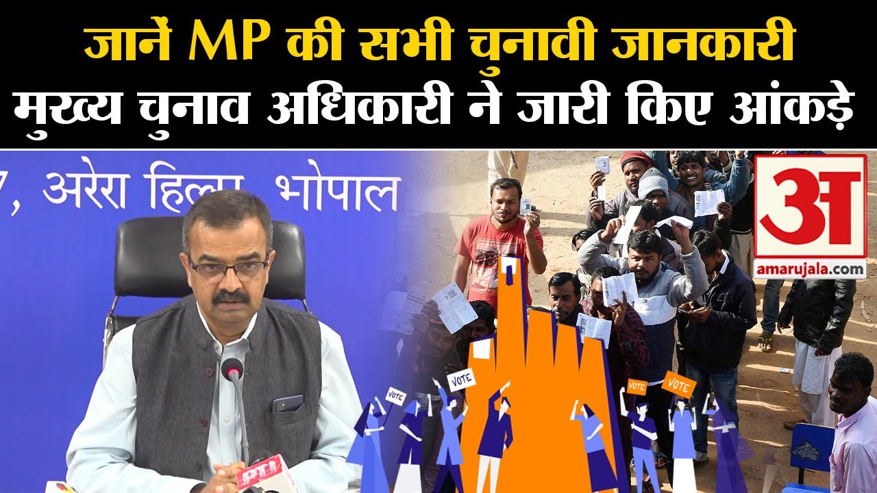 MP Lok Sabha Election: मुख्य चुनाव अधिकारी Anupam Rajan ने जारी किए आंकड़े | MP News | Amar Ujala