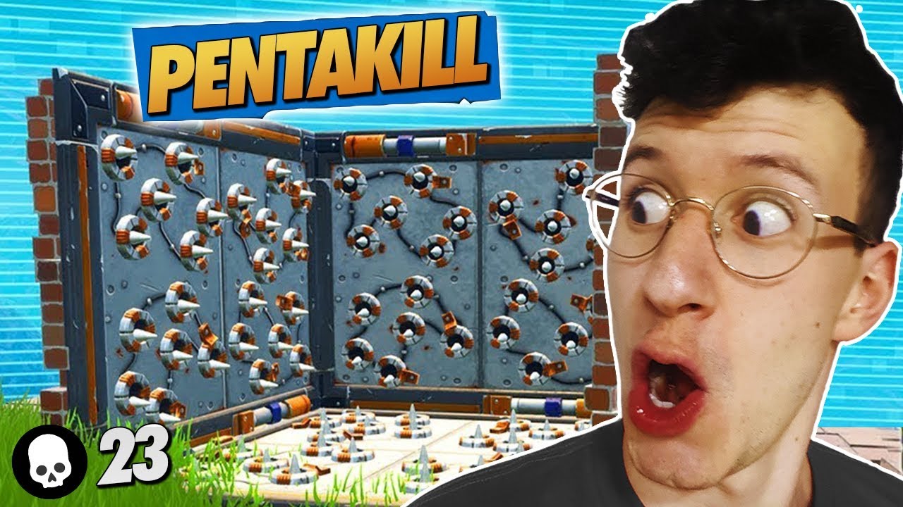 FIZ UM PENTAKILL DE TRAP NO FORTNITE