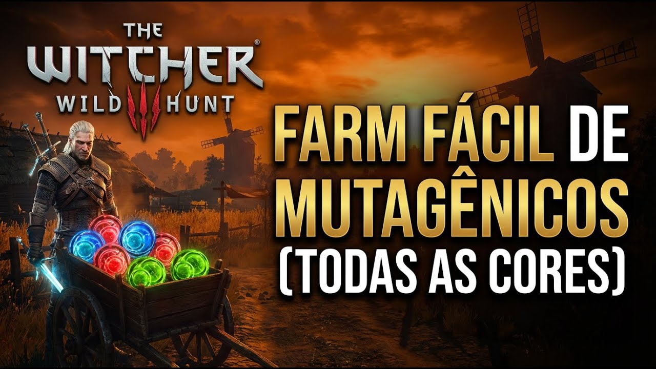 FARMANDO MUTAGÊNICOS DE TODAS AS CORES NO THE WITCHER 3