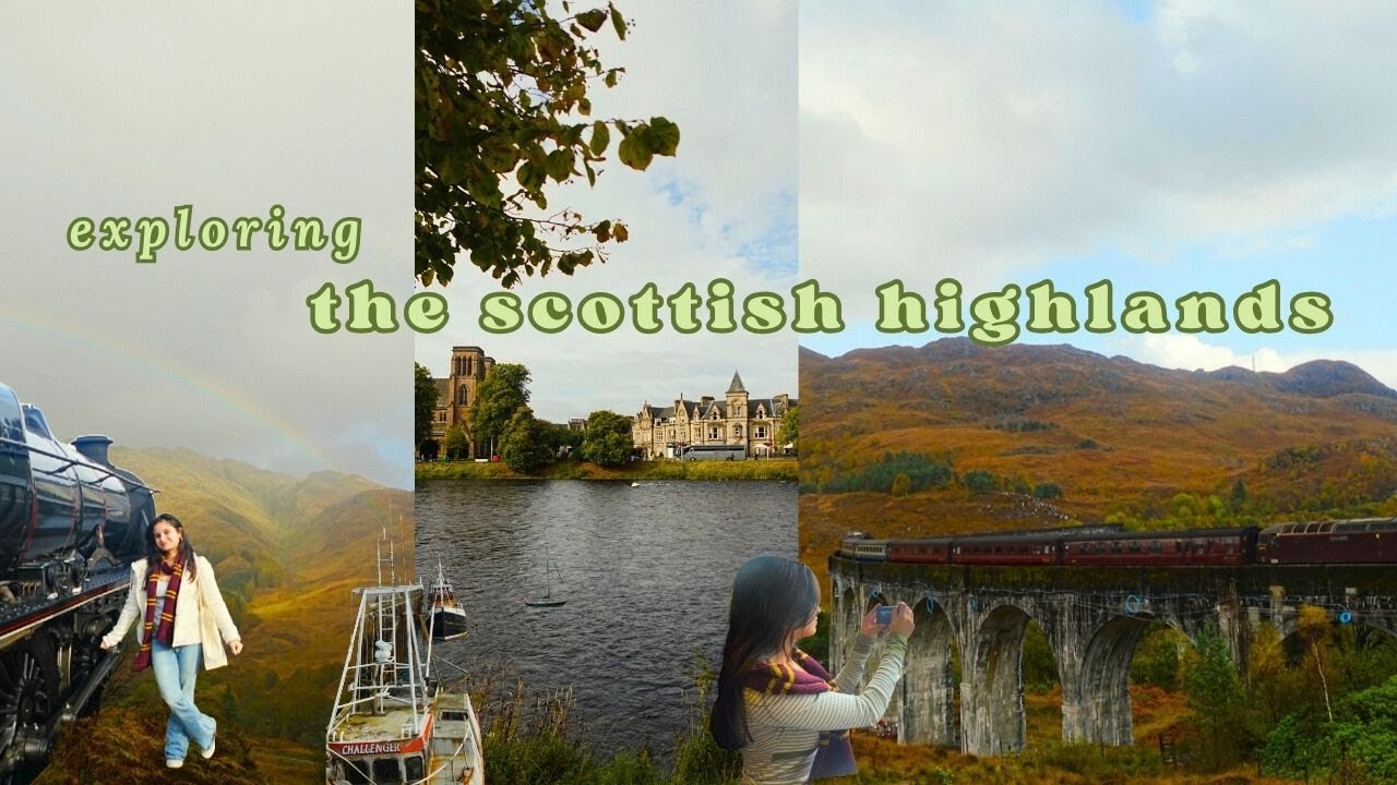 autumn in the scottish highlands [vlog] 🚂⛰️🍂