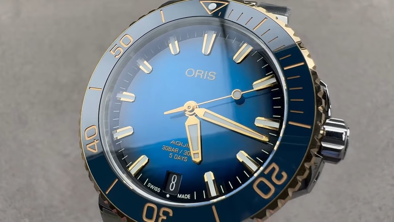 Обзор часов Oris Aquis Date Calibre 400 01 400 7769 6355-07 8 22 09PEB