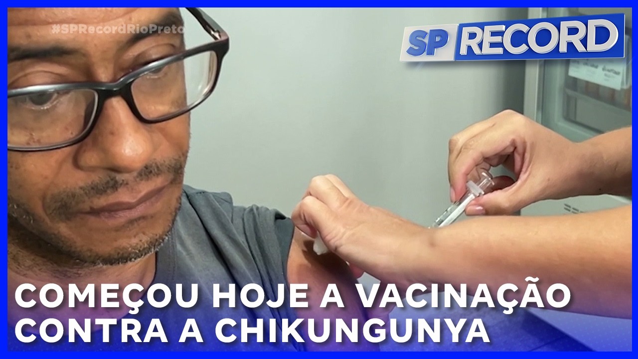 Começou hoje a vacinação contra a Chikungunya em Mirassol