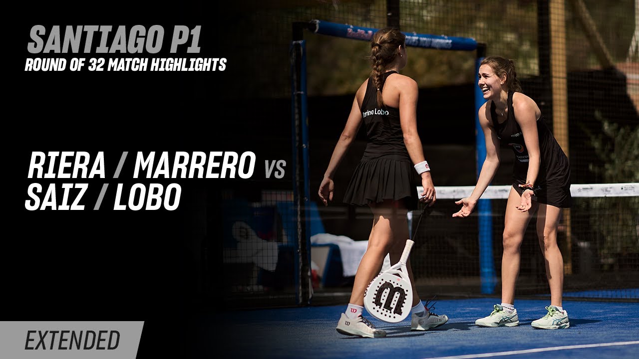 Santiago Premier Padel P1 🇨🇱🎾 Riera / Marrero vs. Saiz / Lobo (R32 Highlight)