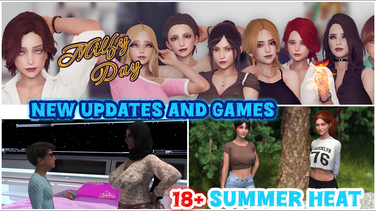 Новые обновления 3D-игр для взрослых, таких как Summertime Saga