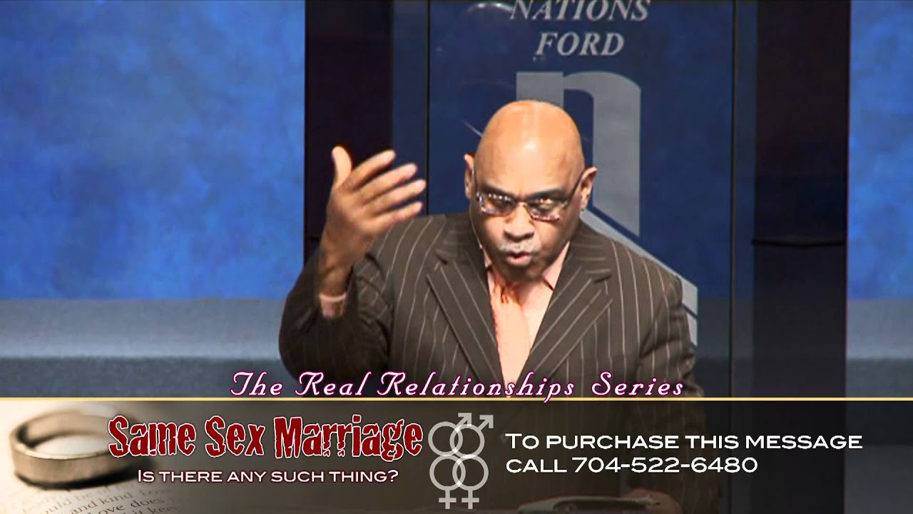 Same-Sex Marriage, Is There Any Such Thing?