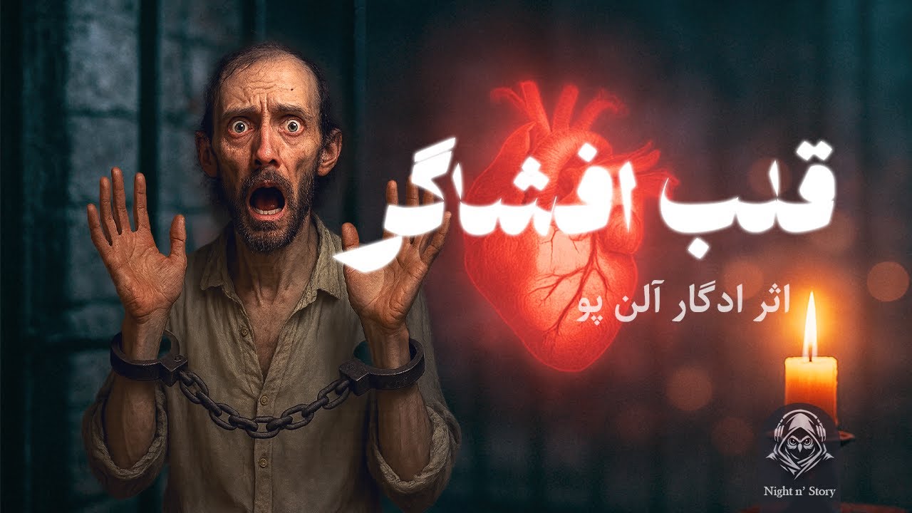 🎧 داستان شب - قلب افشاگر | مشهورترین اثر ادگار آلن پو 👁️