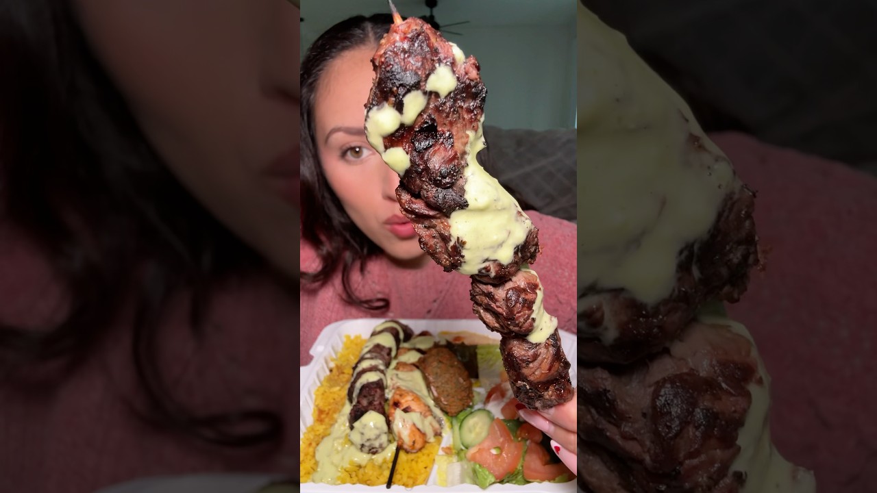 СРЕДИЗЕМНОМОРСКАЯ КУХНЯ МУКБАНГ #кебабы #средиземноморскаяеда #еда #шоуоеде #еда #мукбанг #едадля...