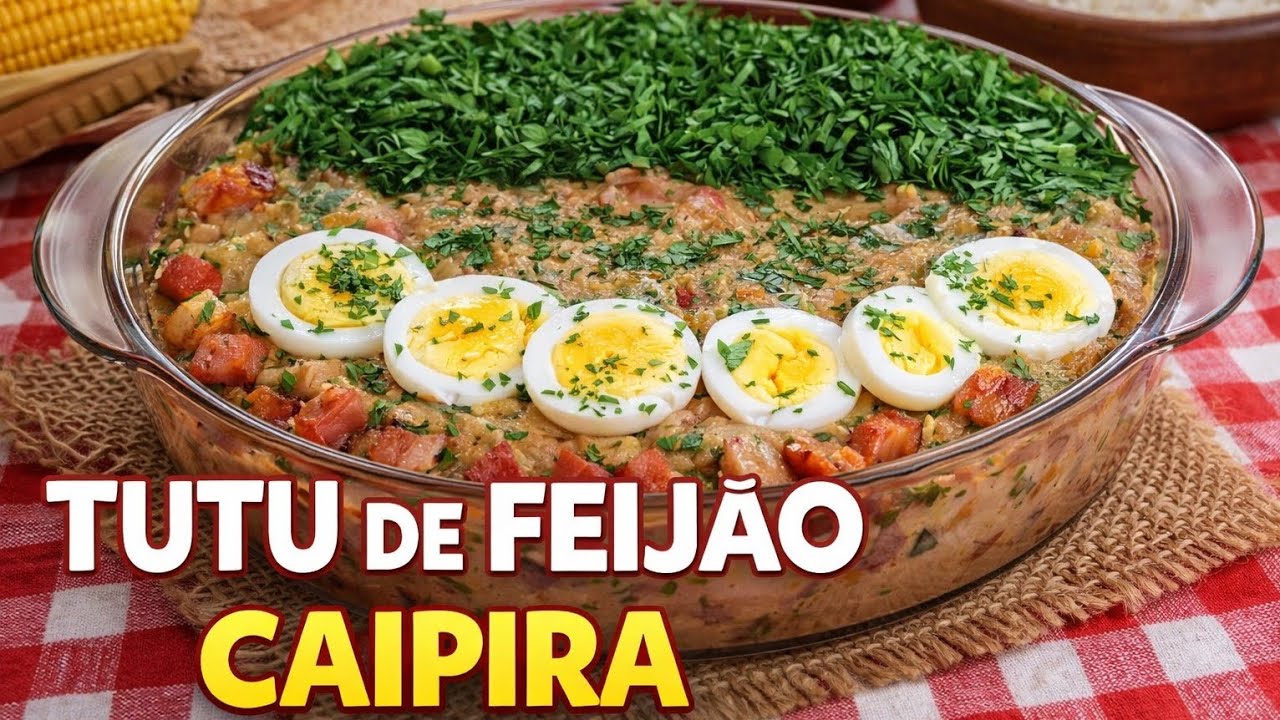 Tutu de Feijão Caipira | Simples e Delicioso 