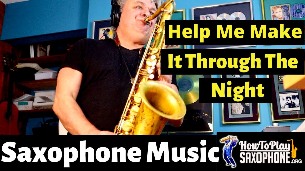 Help Me Make It Through The Night Sax Cover - Saxophone Music with Custom Backing Track