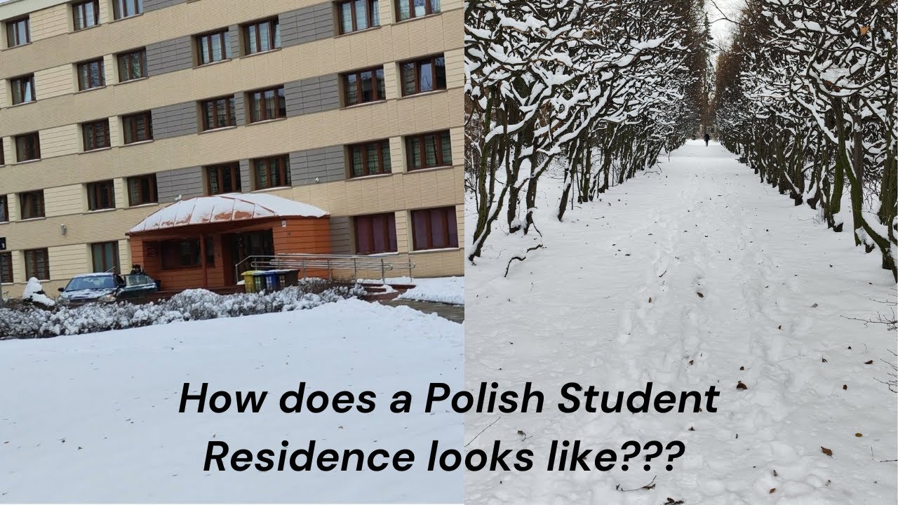 STUDENT HOSTEL ROOM IN POLAND | RESEARCHER DORM LIFE | DORM TOUR| Study in Poland 🇵🇱