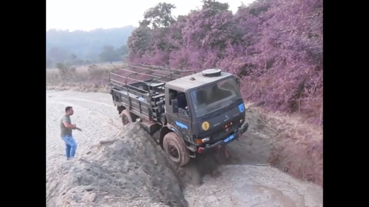 Indian Army Disposal Tata Cummins Truck...Rebuilt and Tested.. 4x4 off road test.