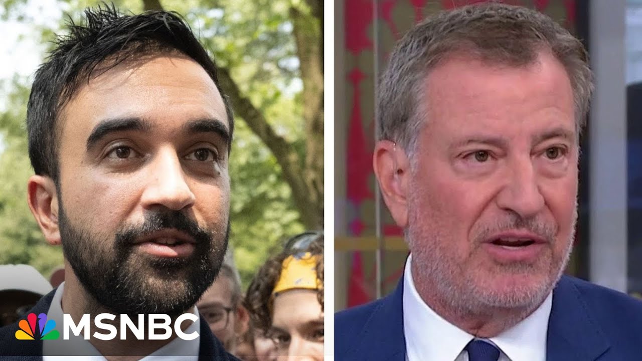 'He's got the right approach': Bill de Blasio endorses Zohran Mamdani for NYC mayor