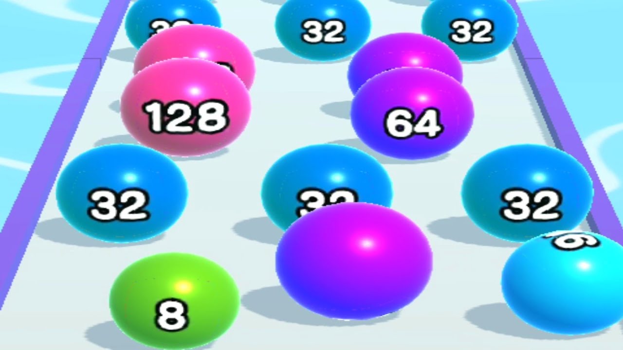 Ball Run 2048 | 2048k Gameplay Android, iOS (all levels 200-201