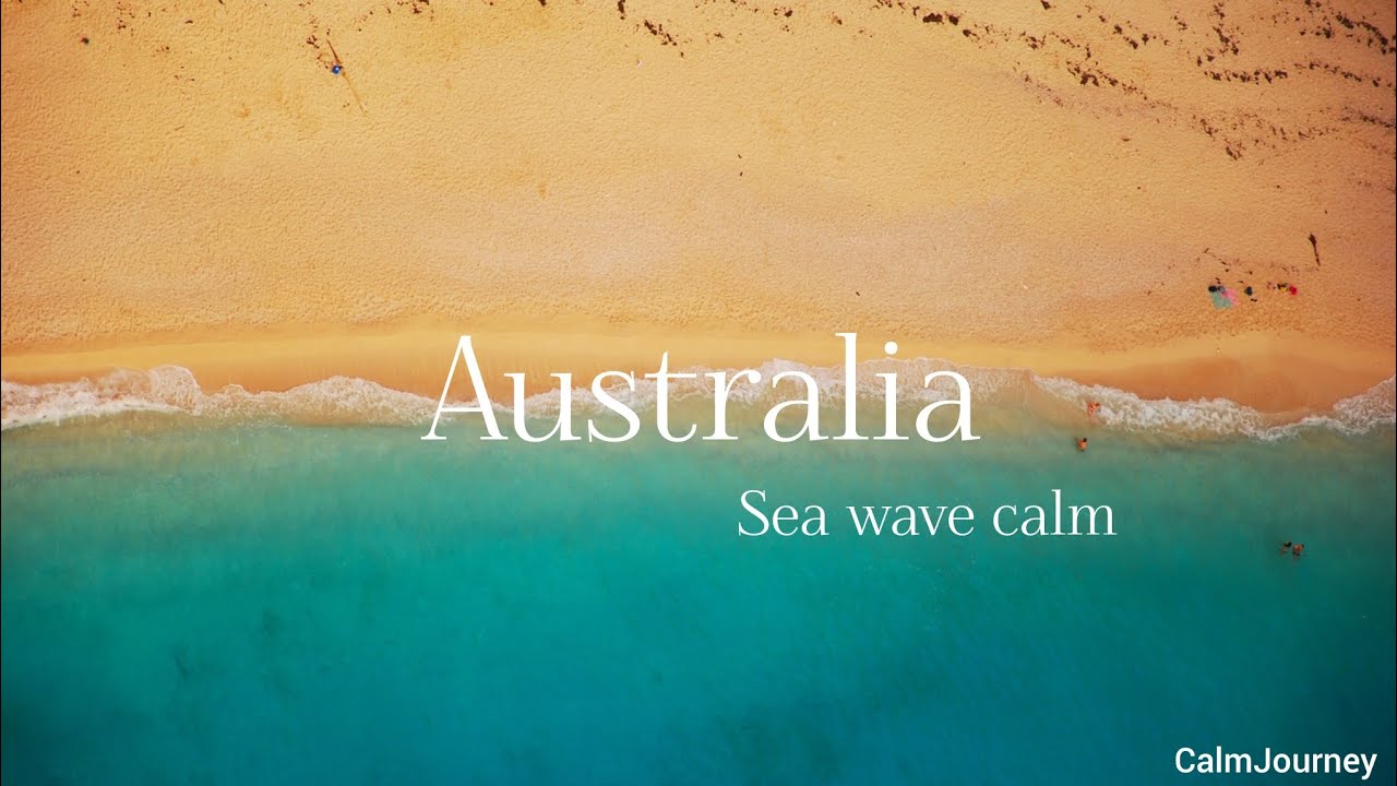 Australia Coast Ambience 🌊 | Gentle Ocean Waves for Relaxation