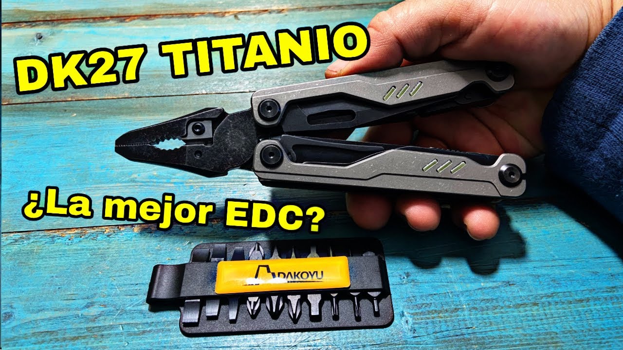 DAKOYU DK27 Triton TITANIO |  &iquest;La mejpr multiherramienta EDC por menos de 50&euro; ❓🤔| #multiherramienta