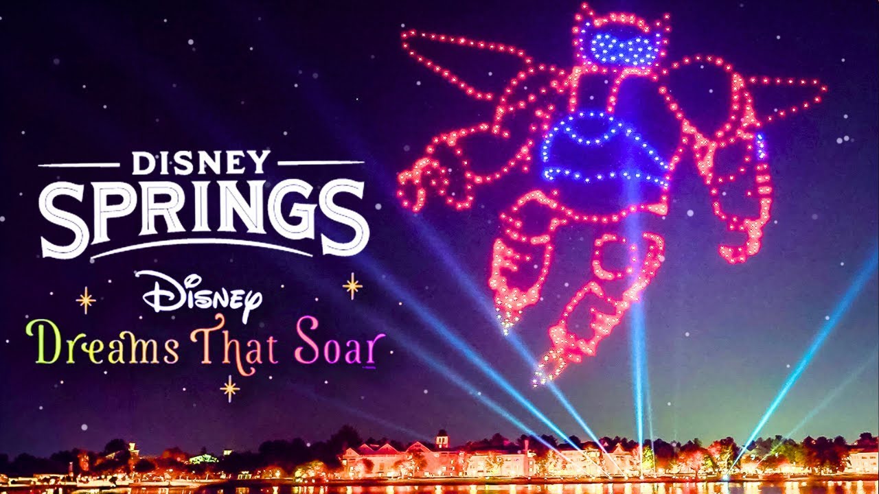 [NEW] Disney Dreams That Soar - Drone Show - Disney Springs, Walt Disney World | 4K 60fps POV