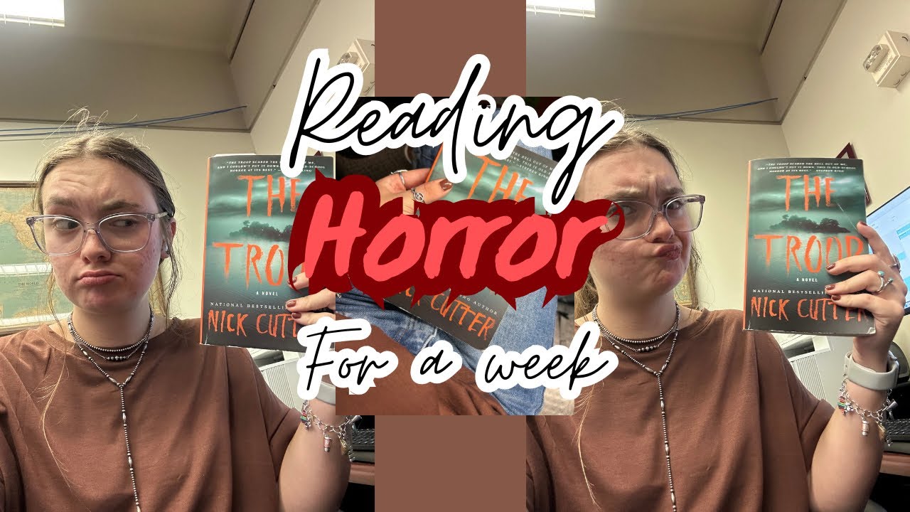 Reading horror for a week l Vlog 