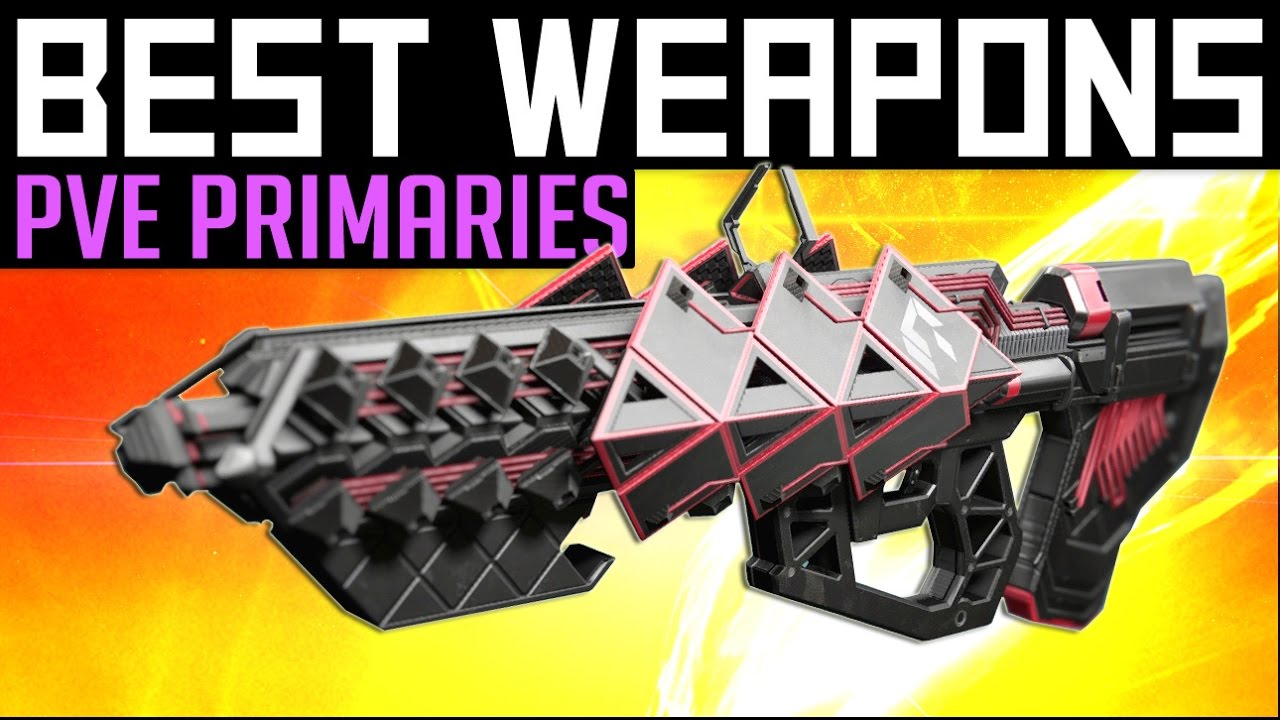 Destiny | Best Primary Gear for PvE in Rise of Iron!