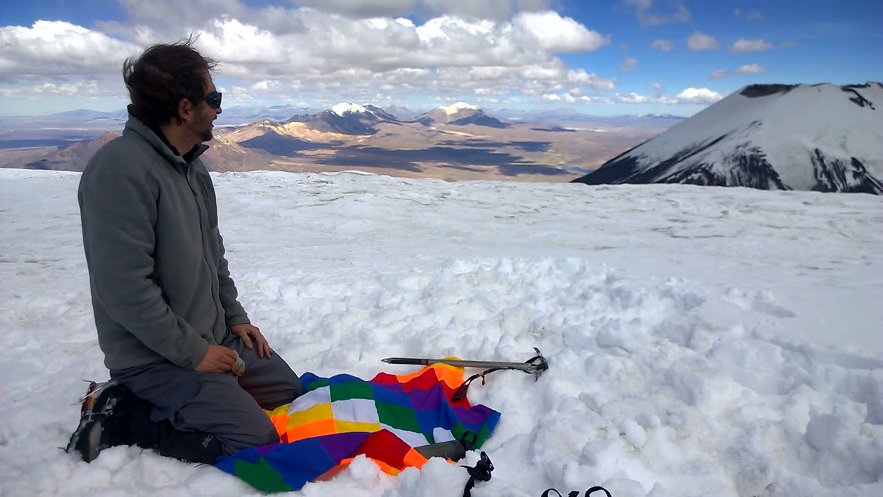 Cumbre volcán Pomerape - 6282m