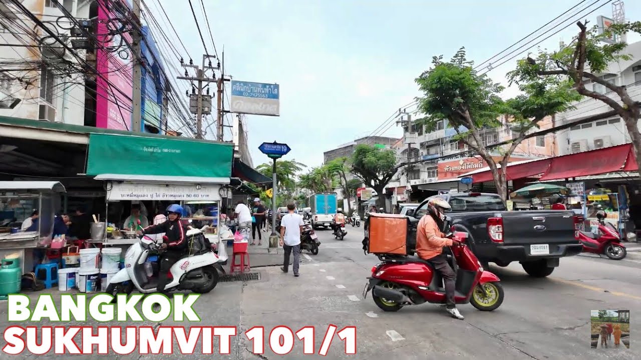 🇹🇭4K｜Walking in Soi Sukhumvit 101/1 - Punnawithi & Udom Suk tour - Marsi Hotel Bangkok